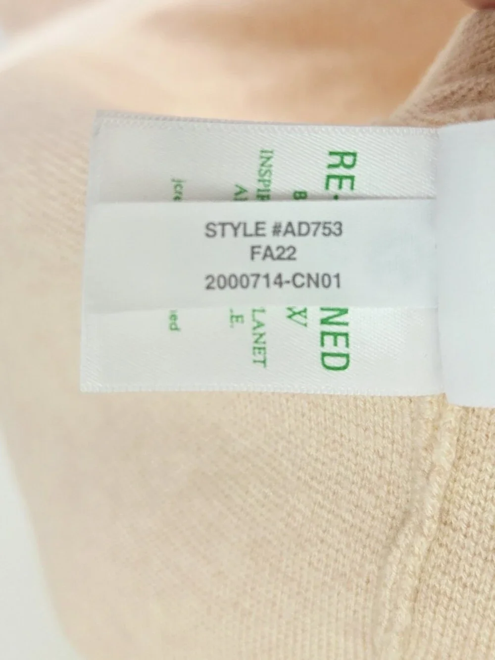 Ella open-front long sweater-blazer Heather Pale Pink Size Medium